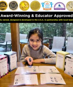 Think Tank Scholar 681 Math Flash Cards & Math Dice (Award Winning) Addition, Subtraction, Multiplication & Division - All Facts & Games - Kids Ages 4+ Kindergarten, 1ST, 2ND, 3RD, 4TH, 5TH, 6TH Grade 2 Dice + Add, Sub, Mult, Div 18 91GeGwwWUDL