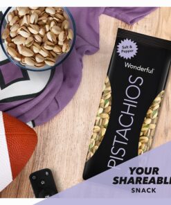 Wonderful Pistachios In Shell, Salt & Pepper, 48 Ounce Resealable Bag, Healthy Snack, Protein Snack, Pantry Staple (48 oz) 48 Ounce (Pack of 1) 23 91GhbjvsbL
