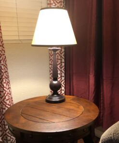 Globe Electric 12398 Set of Two 27" Table Lamps, Bronze Finish, Beige Shades Oil-Rubbed Bronze 30 91Gkt9nAWxL