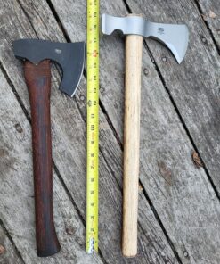 CRKT Woods Chogan Tomahawk Axe: RMJ T-Hawk Lightweight Outdoor Camping Axe with Hammerhead, Forged Carbon Steel Blade, and Hickory Wooden Handle 2730 34 91Glr7QbPJL