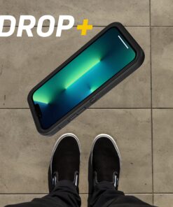 OtterBox iPhone 13 Pro Max & iPhone 12 Pro Max Defender Series Case - BLACK, Rugged & Durable, with Port Protection, Includes Holster Clip Kickstand 25 91Gr0O5EML