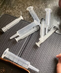 Frienda Large Plastic Syringe 4 Pack Measuring Syringe Tools Dispensing Multiple Uses(20 ml) 20 ml 30 91Gt0OfuK8L