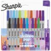 Sharpie Electro Pop Permanent Markers | Ultra Fine Point Markers, Assorted Colors, 24 Count 50 91GvGc1jUtL
