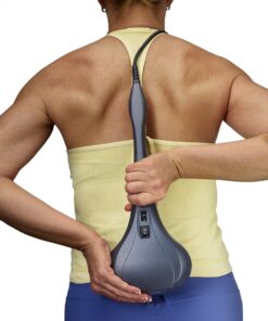Thumper Sport Percussive Massager - Deep Tissue Home use Massager for Muscles, Back, Shoulders, Legs, arms. Portable percussive Therapy Action Electric Handheld Massager with Long Handle 1 Count (Pack of 1) 13 91GwVTqaAtL