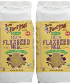 Bob's Red Mill - Resealable Organic Golden Flaxseed Meal, 16 Oz (4 Pack) 27 91GwnbgbfsL