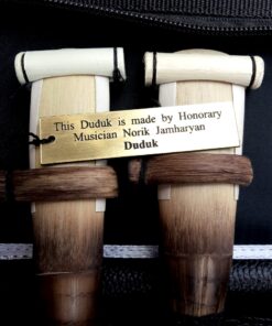 SALE - Professional Armenian DUDUK instrument Handmade From ARMENIA, leather case, 2 Pro reeds, Playing Instruction - Apricot Wood in Key A - Flute Oboe Balaban Woodwind 10 91GxRF4W0QL