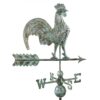 Good Directions Rooster Weathervane, Blue Verde Copper, Patina 25in 11 91H4AduuBjL