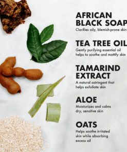 SheaMoisture African Black Soap Bar Soap | Packaging may vary | 8 oz. 14 91H703PXOwL