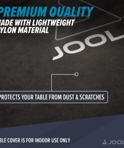 JOOLA Indoor Ping Pong Table Cover Fits Both Folding Tables & Flat Tables with Nets - Easy Lift Water Resistant Table Tennis Cover - Dual Function, Fits 9x5 Tables in Upright or Down Positions 10 91H8ridY3TL