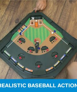 Game Zone Super Stadium Baseball Game - Realistic Tabletop Baseball Game for 2 Players Ages 6+ 14 91H9PJWtmYL