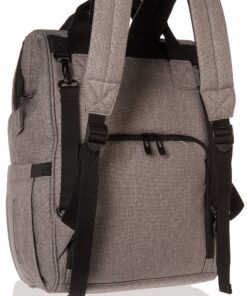 Alternative view of Backpack Diaper Bag Wide Open Design with Stroller Straps Changing Pad & Insulated Pockets for Both Mom & Dad