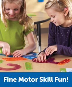 Learning Resources Letter Construction, Homeschool, School Activity Set, Play School, 60 Pieces, Ages 3+ 73 Pieces 30 91HBbbKDhL