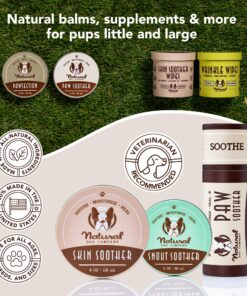 Natural Dog Company Paw Soother Balm, 2 oz. Tin, Dog Paw Cream and Lotion, Moisturizes & Soothes Irritated Paws & Elbows, Protects from Cracks & Wounds 2oz Tin 30 91HCHqRG36L