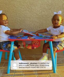 Delta Children Kids Table and Chair Set With Storage (2 Chairs Included) - Ideal for Arts & Crafts, Snack Time, Homeschooling, Homework & More, Nick Jr. PAW Patrol 26 91HFVXYDrUL 2