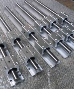 2x (SBR16-350mm/1000mm/1450mm) 16mm Fully Supported Linear Rail + 12 SBR16UU Block Bearing