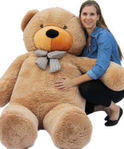 Joyfay 78" Giant Teddy Bear Huge 6.5 feet Stuffed Teddy Bear Soft Toy Valentine's Big Gift (Brown) Brown 22 91HRzHXlN3L