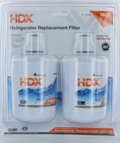 HDX FMS-1 Replacement Water Filter / Purifier for Samsung Refrigerators (2 Pack) 18 91HVIxjCYOL