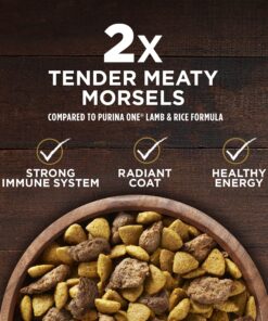 Purina ONE True Instinct with A Blend Of Real Turkey and Venison Dry Dog Food - 27.5 lb. Bag Turkey & Venison 27.50 Pound (Pack of 1) 23 91HVcIiVOSL