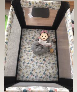 Graco Pack and Play Portable Playard, Push Button Compact Fold, Carnival Pack N Play 48 91HW8ZlP6L