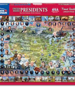 White Mountain Puzzles US Presidents - 1000 Piece Jigsaw Puzzle 9 91HY8mOB9L