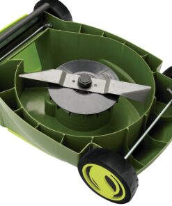 Sun Joe MJ401E 14-Inch 12-Amp Electric Lawn Mower w/Collapsible Handle for Storage, 3-Position Height Control, 10.6-Gallon Bag, Green Original Version 36 91HYNPvlo1L