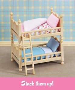 Calico Critters, Doll House Furniture and Décor, Bunk Beds 28 91HdlnTYUiL