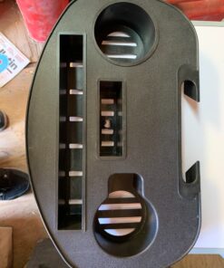 Keten Zero Gravity Chair Tray, Upgraded Version Cup Holder for Zero Gravity Chair Large Utility Clip On Chair Table/Tray for Carrying iPhone 7Plus/ iPad/Water Cups/Books (Black) 32 91HiBl7vstL