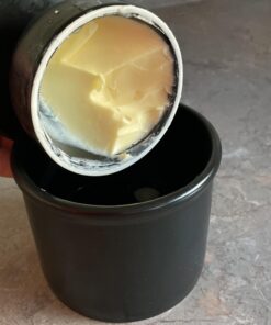 Butter Bell - The Original Butter Bell crock by L Tremain, a Countertop French Ceramic Butter Dish Keeper for Spreadable Butter, Matte Black BB-NITE 17 91HkgYna1pL