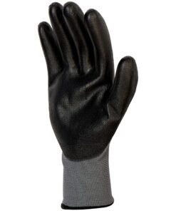 AmazonBasics Polyurethane Coated Work Gloves, Polyester Liner Fiber, Touch Screen, Grey, Size 10, XL, 12-Pair 10/XL 10 91HksQaFJWL
