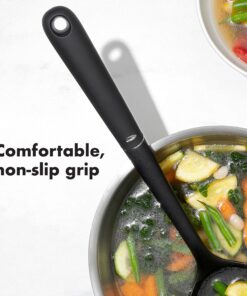 OXO Good Grips Nylon Ladle, Black, One Size 14 91I2Zk3vgL