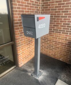 Mail Boss 7205 Package Master Curbside Locking Security Mailbox | Granite 21.5 x 12 x 16.5 inches 36 91I3RlcpiJL