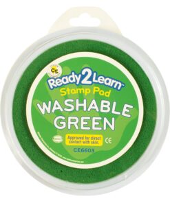READY 2 LEARN Jumbo Circular Washable Stamp Pads - Classroom - Set of 10 Colors - 5.75" dia. - Non-Toxic - Fade Resistant - Ideal Size for Handprints and Footprints 13 91I4C4UetiL