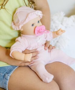 Melissa & Doug Mine to Love Jenna 12" Soft Body Baby Doll With Romper, Hat - Washable Doll Accessories, First For Toddlers 18 Months And Up 26 91I4v4a2NUL