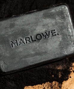 MARLOWE. Charcoal Face & Body Soap Bar No. 106 (7oz) | Best Cleansing & Detoxifying Bar for Men | Includes Natural Extracts, Shea Butter & Willow Bark | Amazing Scent 7 Ounce (Pack of 1) 14 91I7eZbXLXL