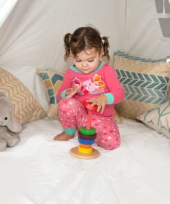 6' Giant Teepee Play House of Pine Wood with Carry Case by Trademark Innovations (White) 37 91IDKNc1FQL