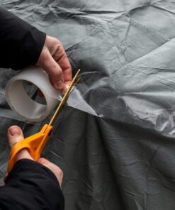 Duck Brand All Weather Indoor/Outdoor Repair Tape, Clear, 1.88-Inch x 100-Feet, Single Roll, 281230 15 91IQHvFxWJL