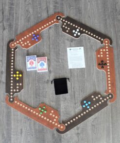 Rustic & Refined Design Jokers and Marbles Game (Brown, 4-8 Player) 20 91IRiUnvMxL
