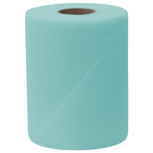 Falk Fabrics Tulle Spool, 6-Inch by 100-Yard, Aqua