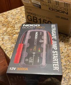 NOCO Boost Pro GB150 3000A UltraSafe Car Battery Jump Starter, 12V Battery Pack, Battery Booster, Jump Box, Portable Charger and Jumper Cables for 9.0L Gasoline and 7.0L Diesel Engines 43 91Ih34hvytL