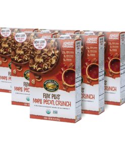 Nature’s Path Organic Flax Plus Maple Pecan Crunch Cereal, 11.5 Ounce (Pack of 6), Non-GMO, 25g Whole Grains, 7g Plant Based Protein, with Omega-3 Rich Flax Seeds 12 8 91IlvPQaRRL