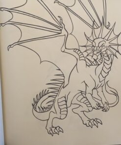 The Book of 100 Dragons: A Fantasy-themed coloring book 41 91Iz1WpLCdL
