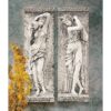 Design Toscano Water Maidens Wall Friezes (Set Includes: Dordogne & Seine), 22 Inch, Set of Two, Two Tone Stone 34 91J19U4wM0L