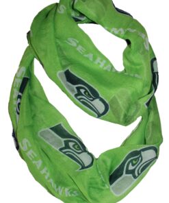 Littlearth NFL womens Sheer Infinity Scarf Seattle Seahawks 70