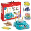 Faber-Castell Pottery Studio - Kids Pottery Wheel Kit for Ages 8+, Complete Pottery Wheel and Painting Kit for Beginners, 3 lbs of Sculpting Clay and Tools 7 91J4 xZQhnL