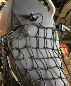PowerTye 50152 Black 15"X15" Cargo Net featuring 6 Adjustable Hooks & Tight 2"x2" Mesh 24 91J6Bkjp0kL
