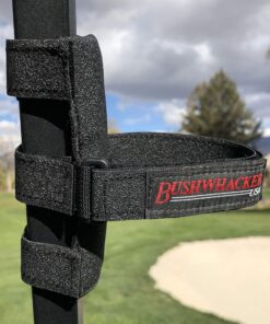 Alternative view of Bushwhacker The Original Portable Speaker Mount for Golf Cart Railing - Adjustable Strap Fits Most Bluetooth Wireless Speakers Attachment Accessory Holder Bar Rail