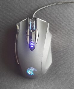 Burxoe Mouse Mice Z-7900 4000 DPI Metal Base MMO/FPS High Precision Optical Gaming Mouse 49 91J81vpOneL