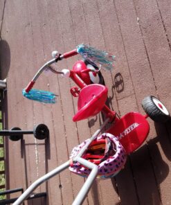 Radio Flyer Deluxe Steer & Stroll Ride-On Trike, Tricycle For Toddlers Age 2-5, Toddler Bike, Red 39 91JF4G27jiL 1