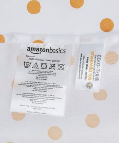 Amazon Basics Bathroom Shower Curtain - Gold Polka Dot, 72 Inch 12 91JG2fyUx0L