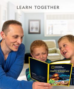NATIONAL GEOGRAPHIC Earth Science Kit - Over 15 Science Experiments for Kids, Crystal Growing Kit, Volcano Science Kit, Dig Kits & Gemstones, STEM Project Toy for Boys and Girls (Amazon Exclusive) 27 91JGbbO9waL